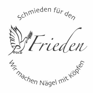 Friedensaktion: Friedensnägel schmieden